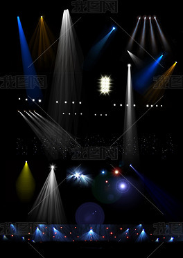 舞動光影 舞臺旋轉射燈的光感特效與廣告設計美學